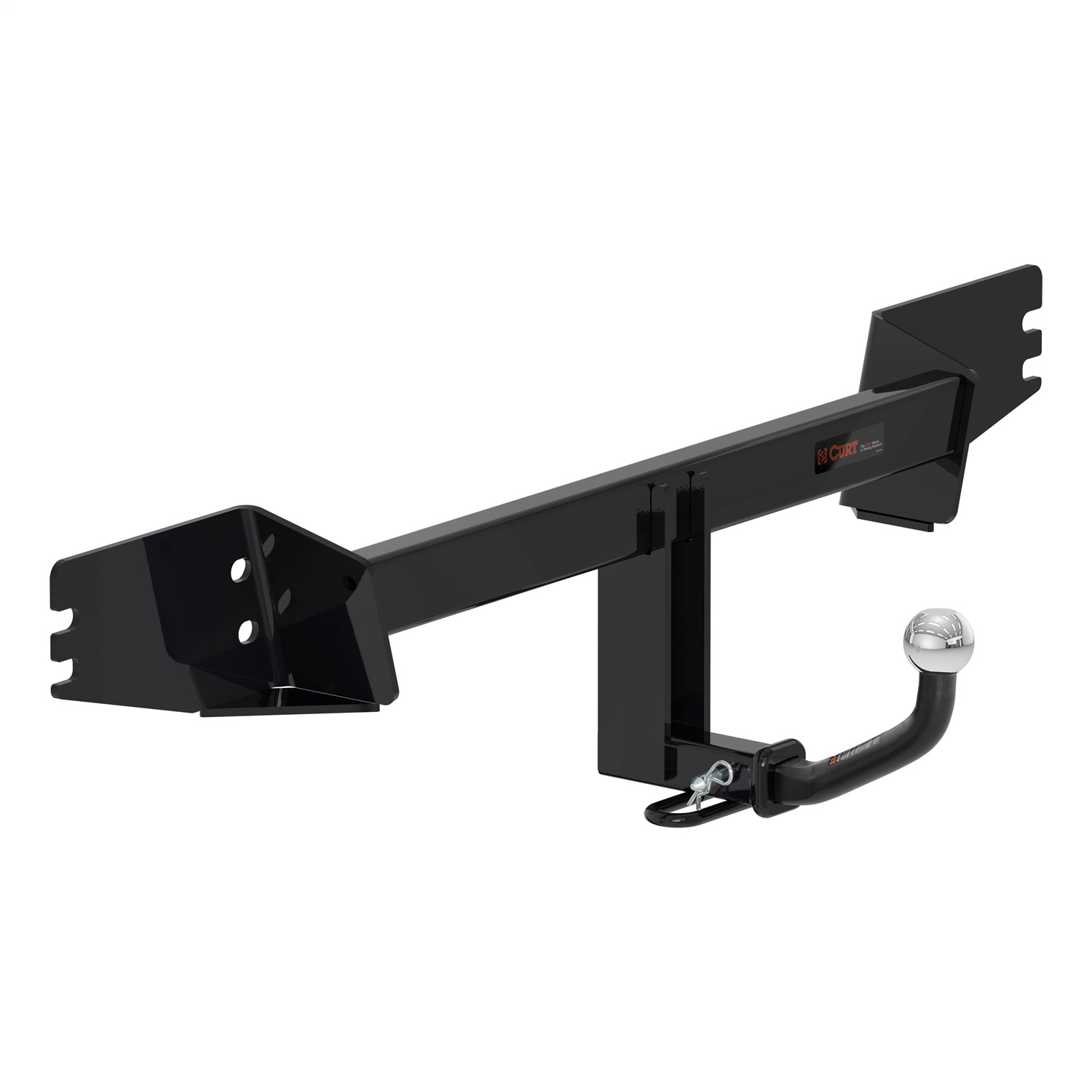 Class II Trailer Hitch - 1 1/4 Receiver with 1 7/8 Euro Mount 121821