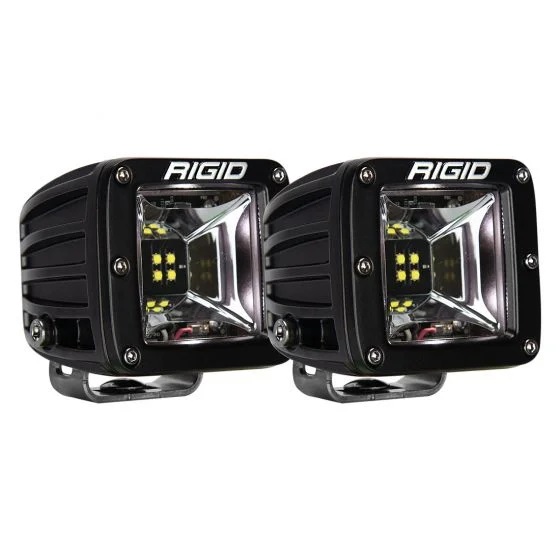 RIGID Radiance Scene Light W/White Backlight, Surface Mount, Black Housing, Pair-68200