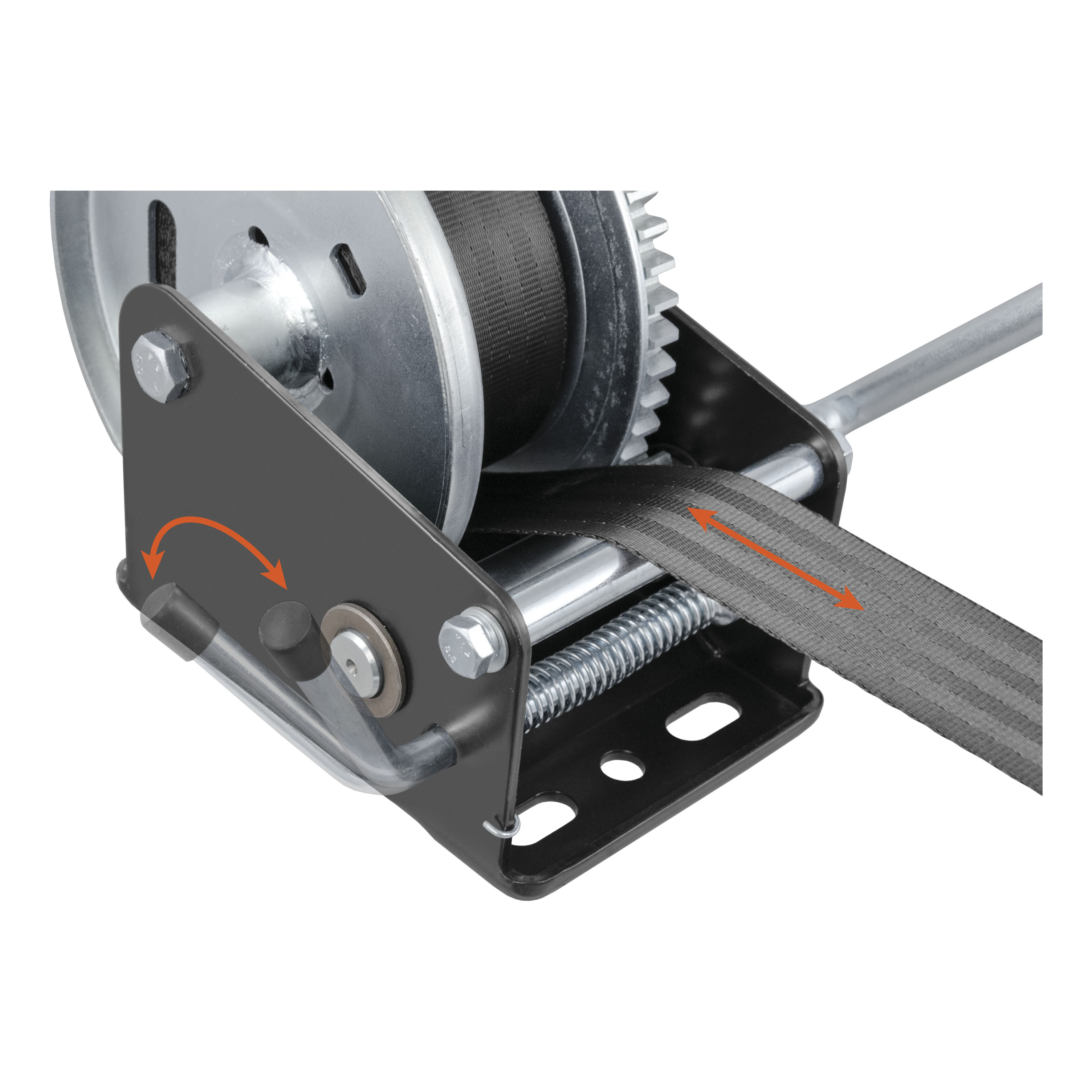 Hand Crank Winch (2,100 lbs, 9-3/4 Handle) 29429
