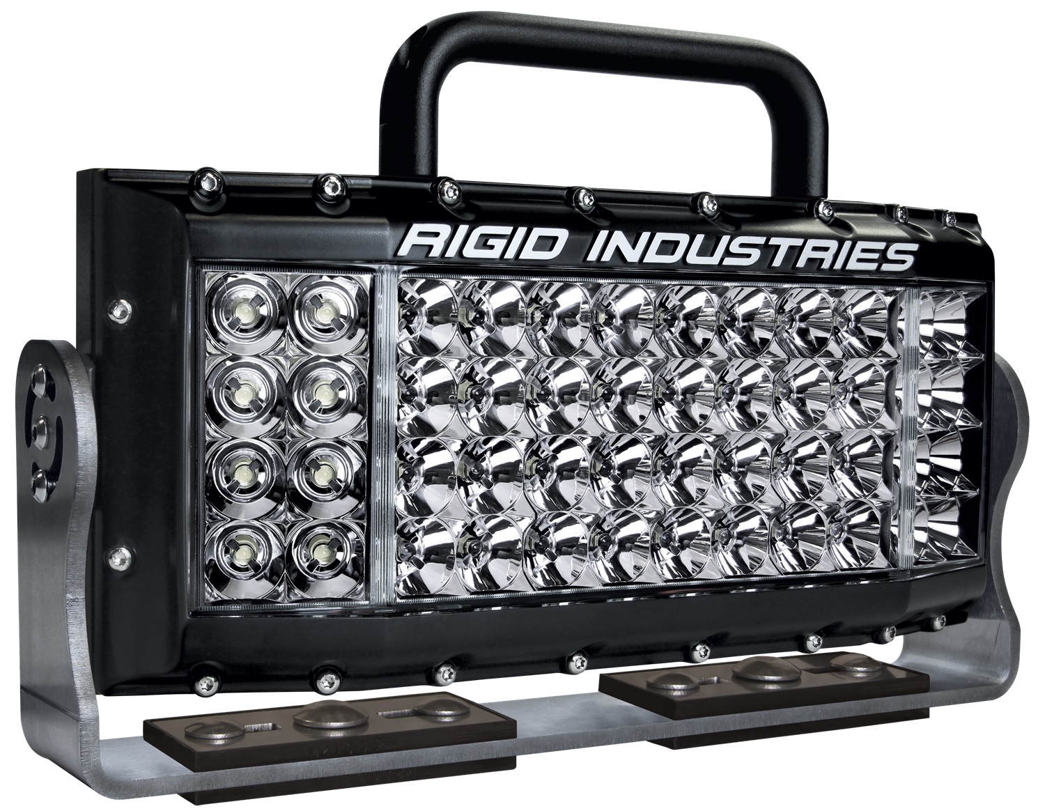 RIGID Site Series AC Work Light, Flood Optic, Black Housing, Single-73511