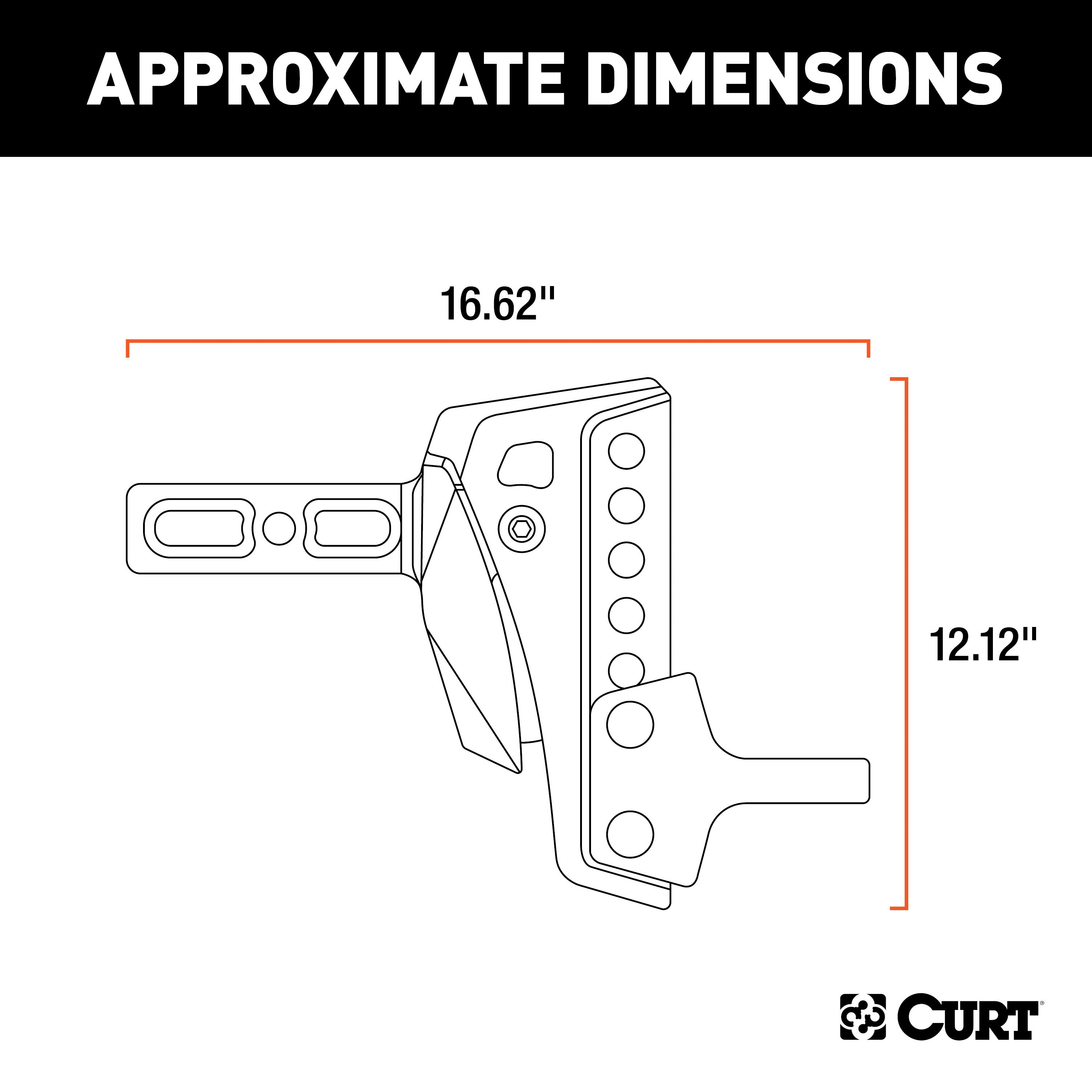 Rebellion XD Adjustable Cushion Hitch Ball Mount (2 Shank, 15,000 lbs.) 45949