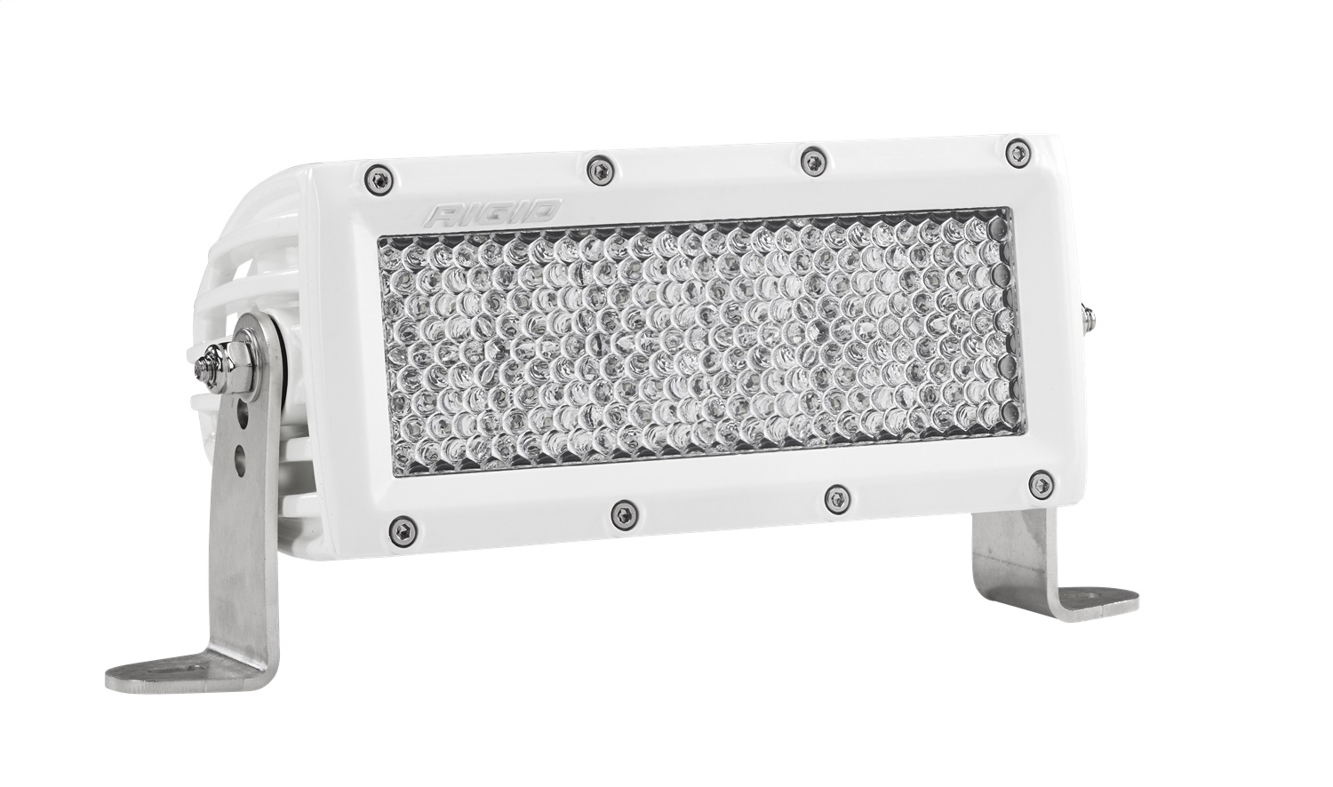 RIGID E-Series PRO LED Light, Flood Diffused, 6 Inch, White Housing-806513