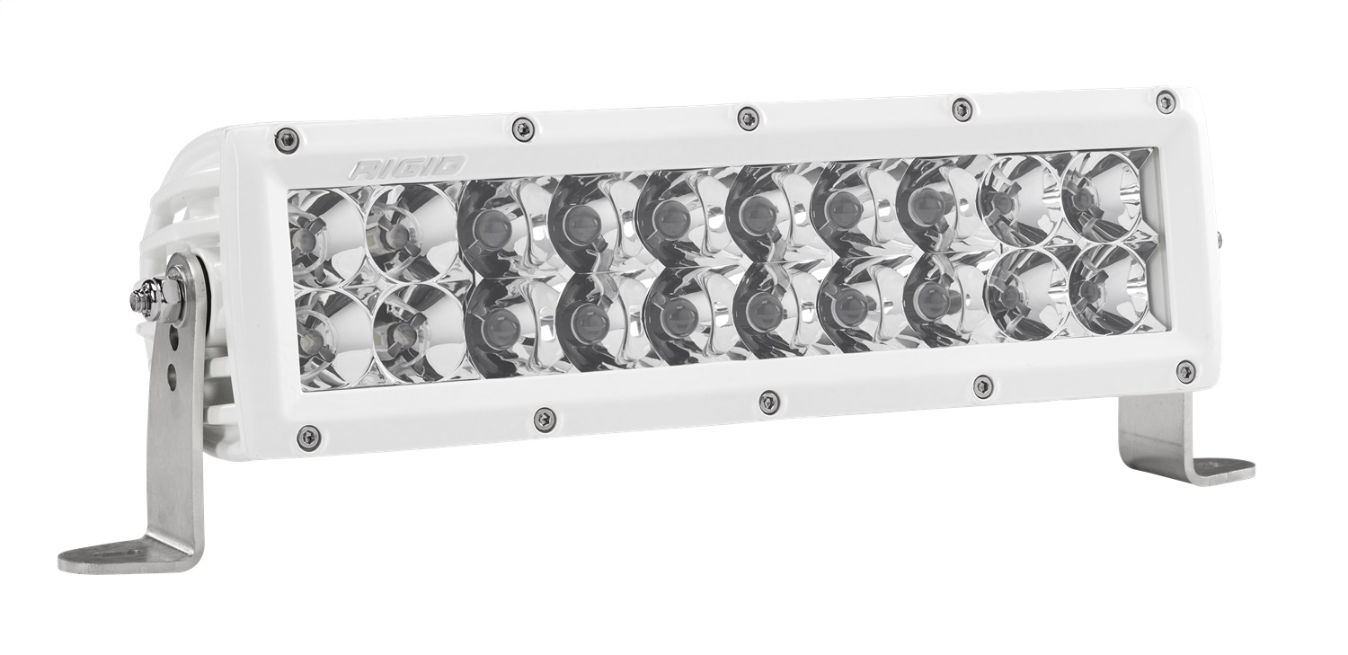 RIGID E-Series PRO LED Light, Spot/Flood Combo, 10 Inch, White Housing-810313