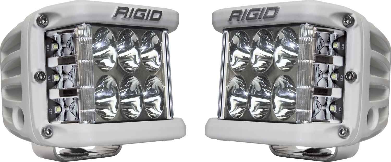 RIGID D-SS PRO Side Shooter, Driving Optic, Surface Mount, White Housing, Pair-862313