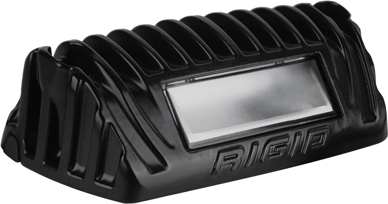 RIGID 1x2 65 Degree DC LED Scene Light, Amber, Black Housing, Single-86630