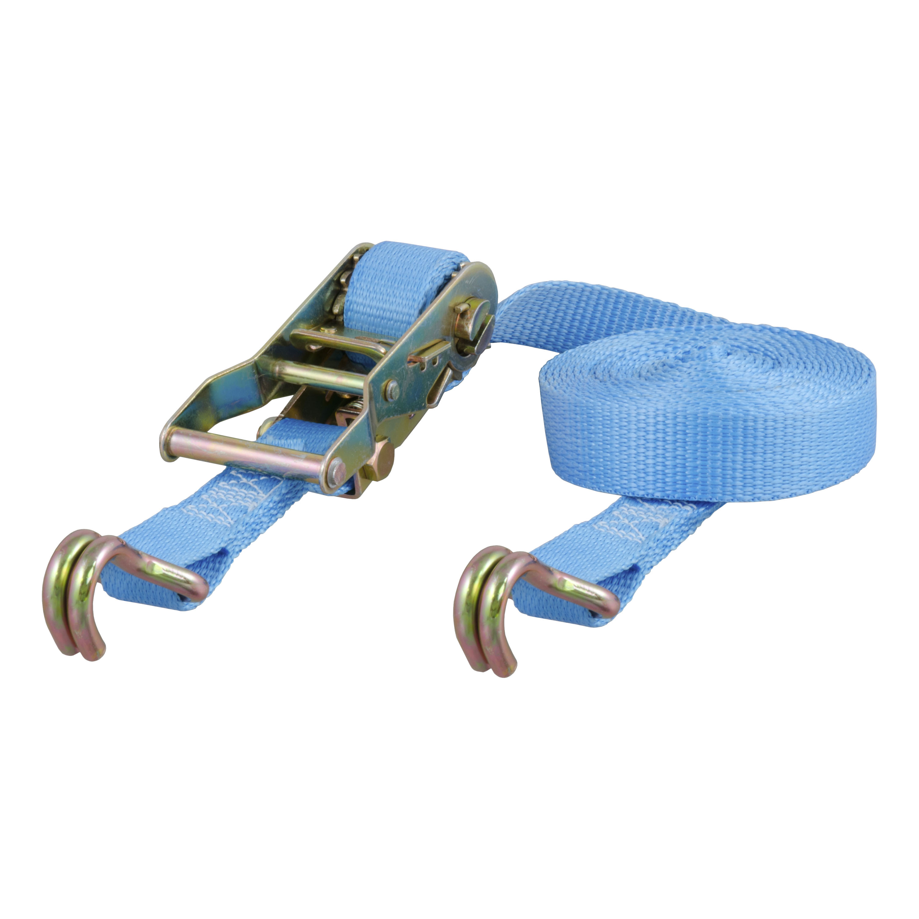 15' Light Blue Cargo Strap with J Hooks (3,000 lbs.) 83053