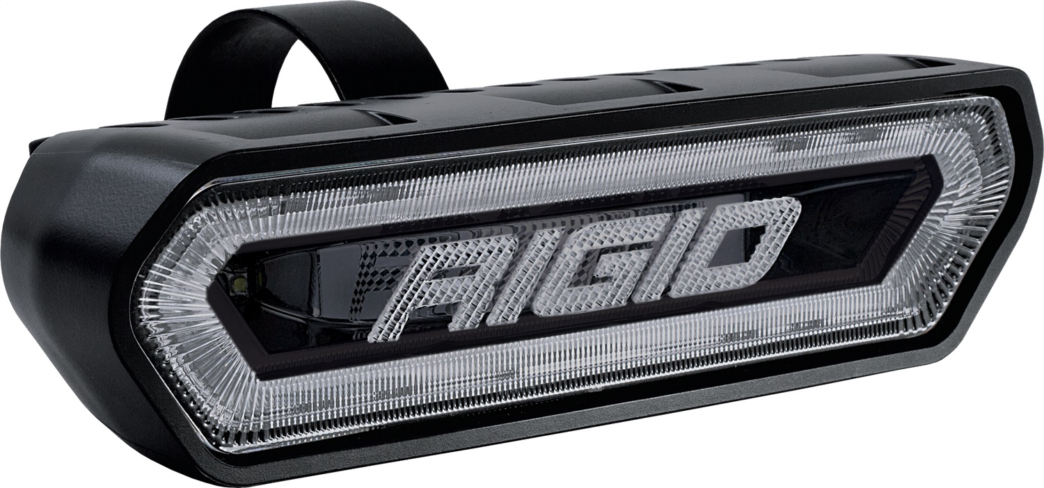 RIGID Chase, Rear Facing 5 Mode LED Light, Red Halo, Black Housing-90133