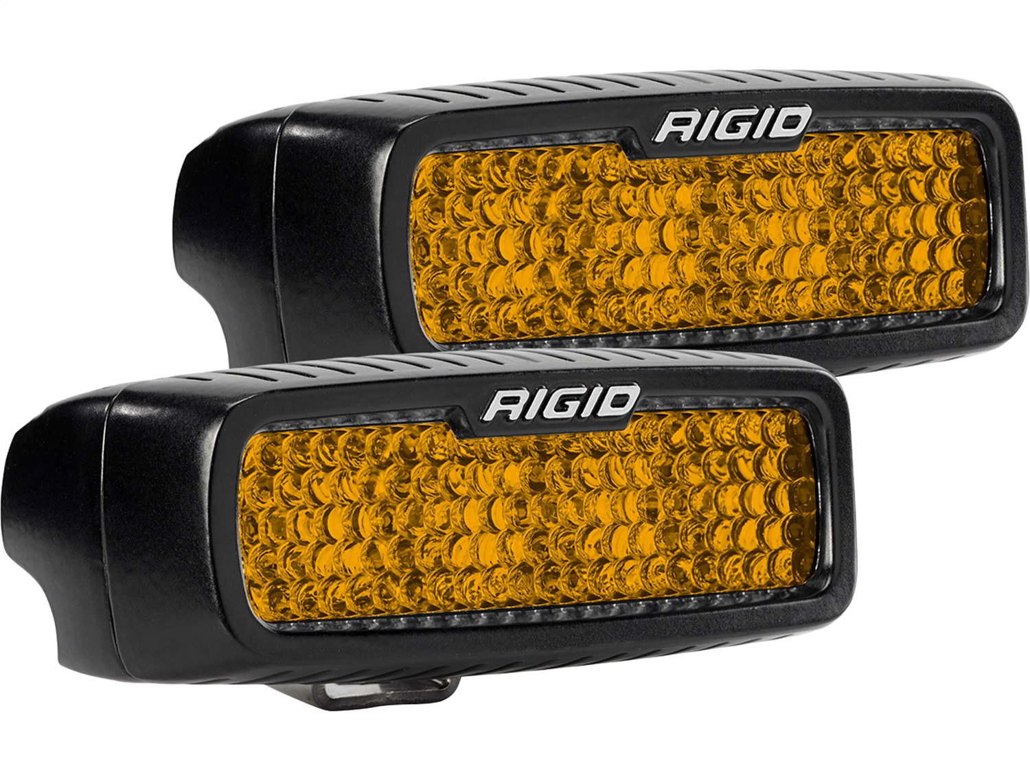 RIGID SR-Q Rear Facing Light, High/Low, Amber, Diffused, Surface Mount, Pair-90161