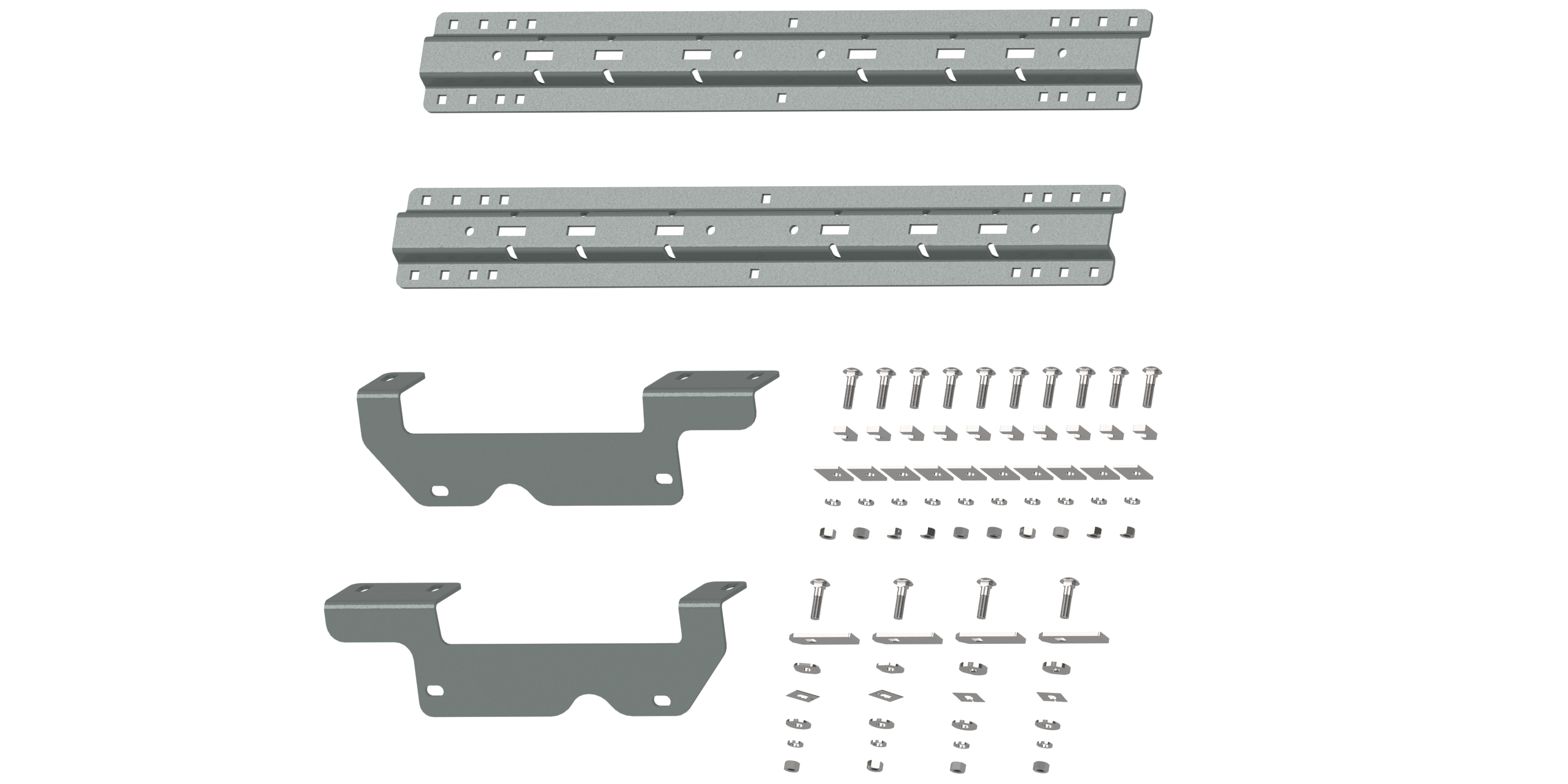 Custom Installation Kit For Universal Mounting Rails For Some Ford Trucks RVK2403