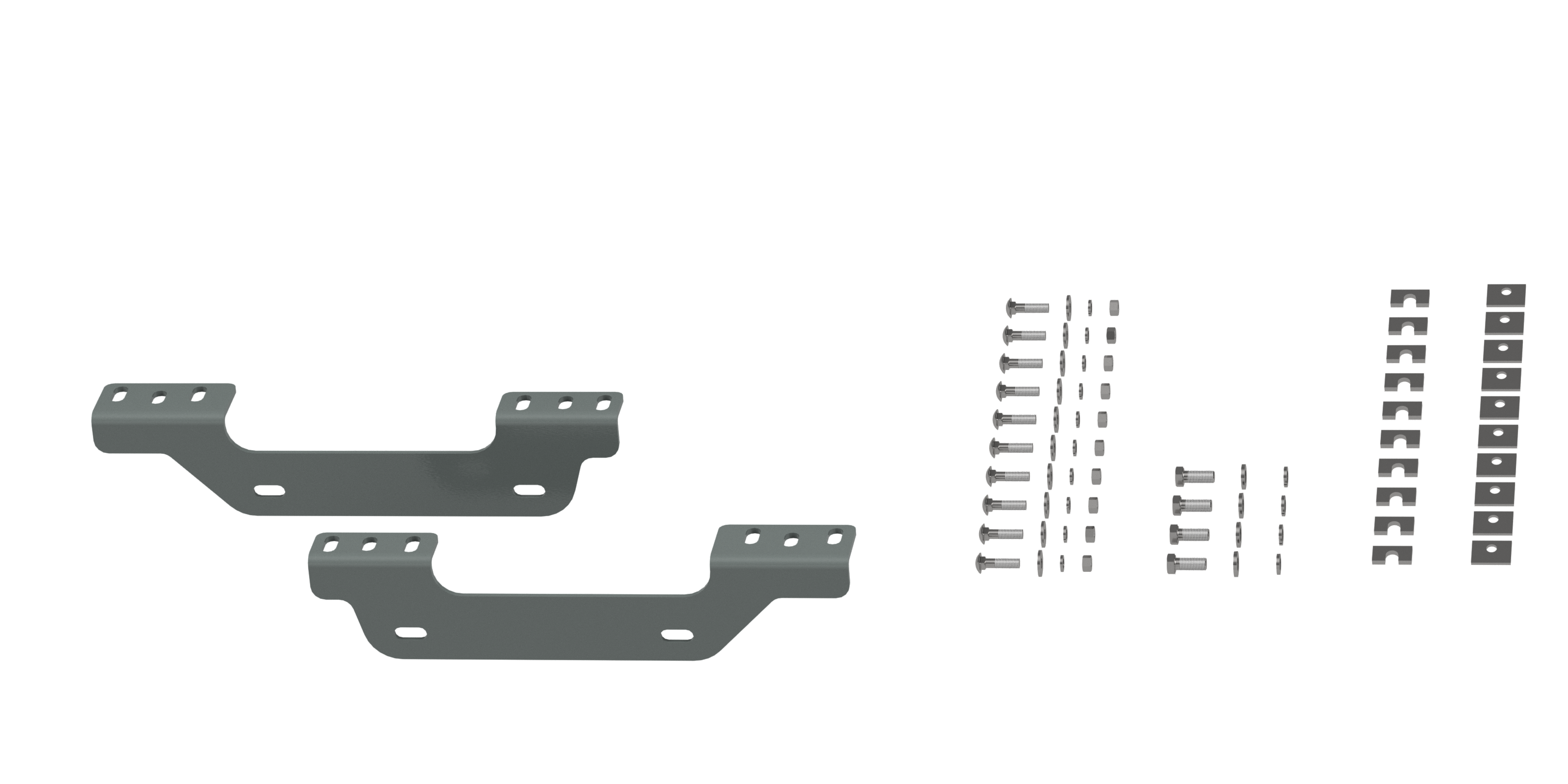 Custom Installation Kit For Universal Mounting Rails For Some GM Trucks RVK2502