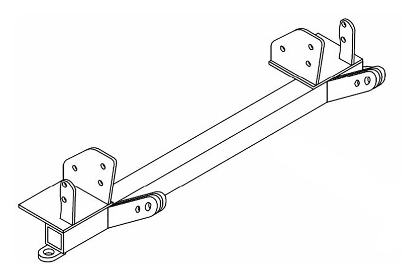 Tow Bar Base Plate, Chevy S-10 Pu 2/4Wd E13 BX1604