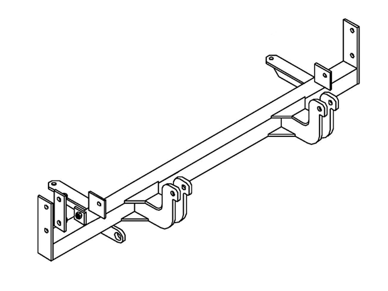 Tow Bar Base Plate, Chevy Astrovan     E13 BX1609