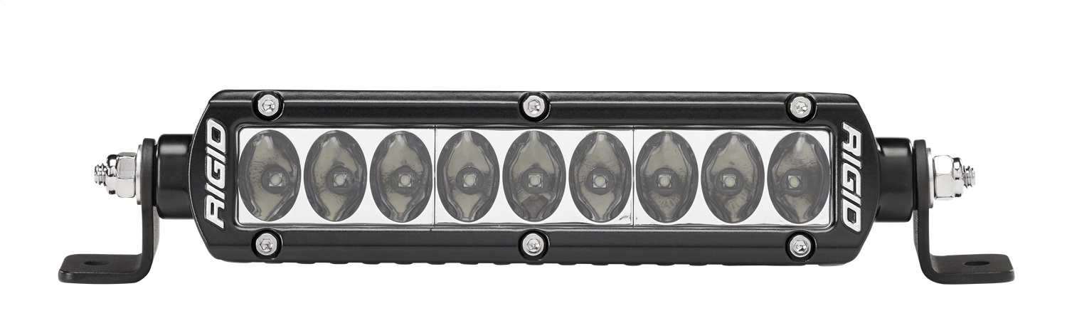 RIGID SR-Series PRO LED Light, Driving Optic, 6 Inch, Black Housing-906613