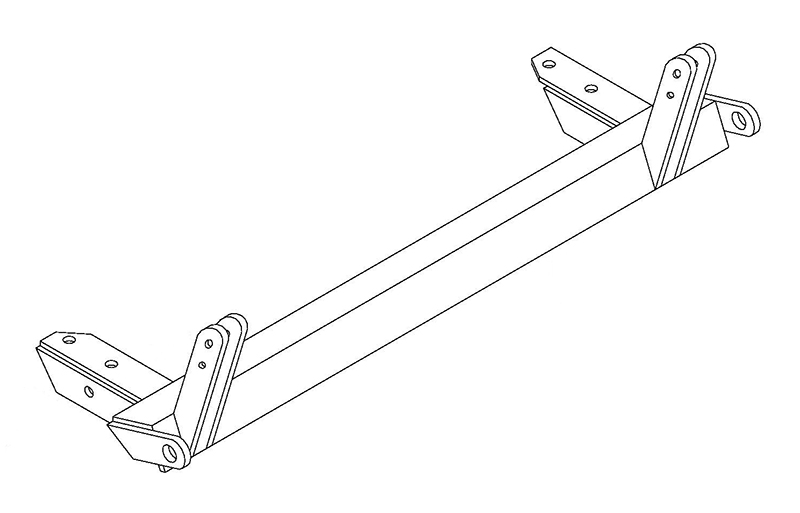Tow Bar Base Plate, Nissan Pickup (4Wd)  E13 BX1810