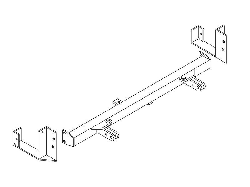 Tow Bar Base Plate, Sundance/Shadow E13 BX1918