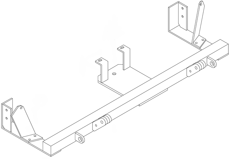 Tow Bar Base Plate, Caravoyatowncountrye13 BX1924