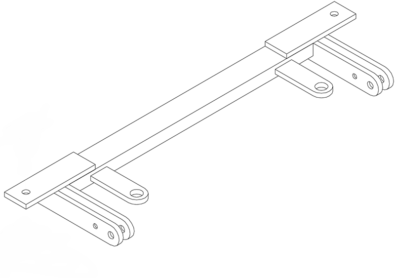 Tow Bar Base Plate, Dodge Intrepid   E13 BX1926