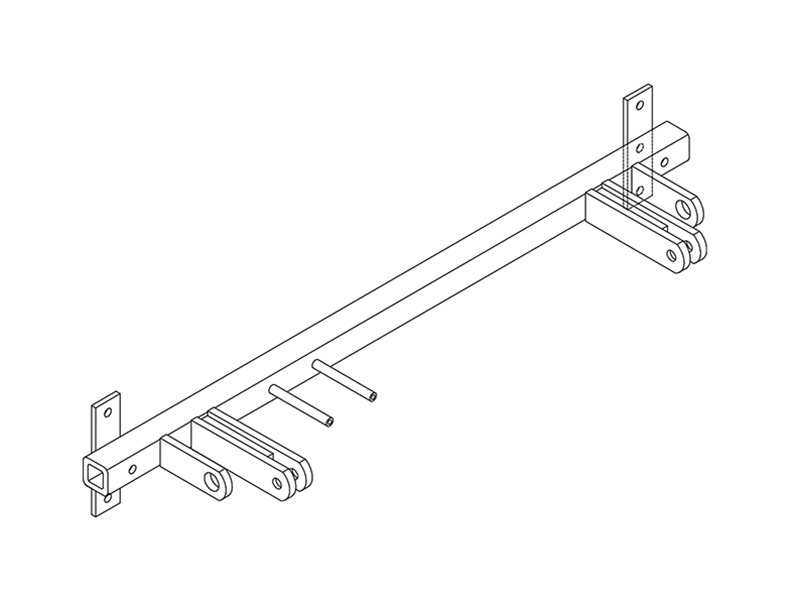 Tow Bar Base Plate, Mitsubishi Lancer  E13 BX1960
