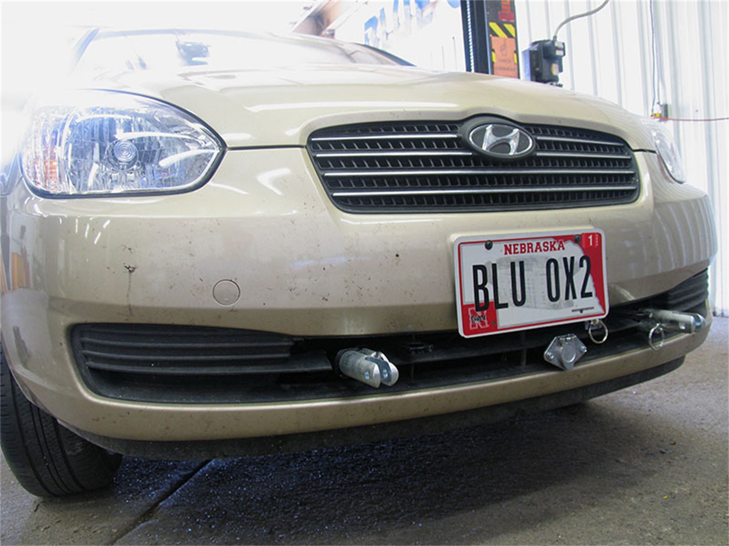 Tow Bar Base Plate, Hyundai Accent BX2323