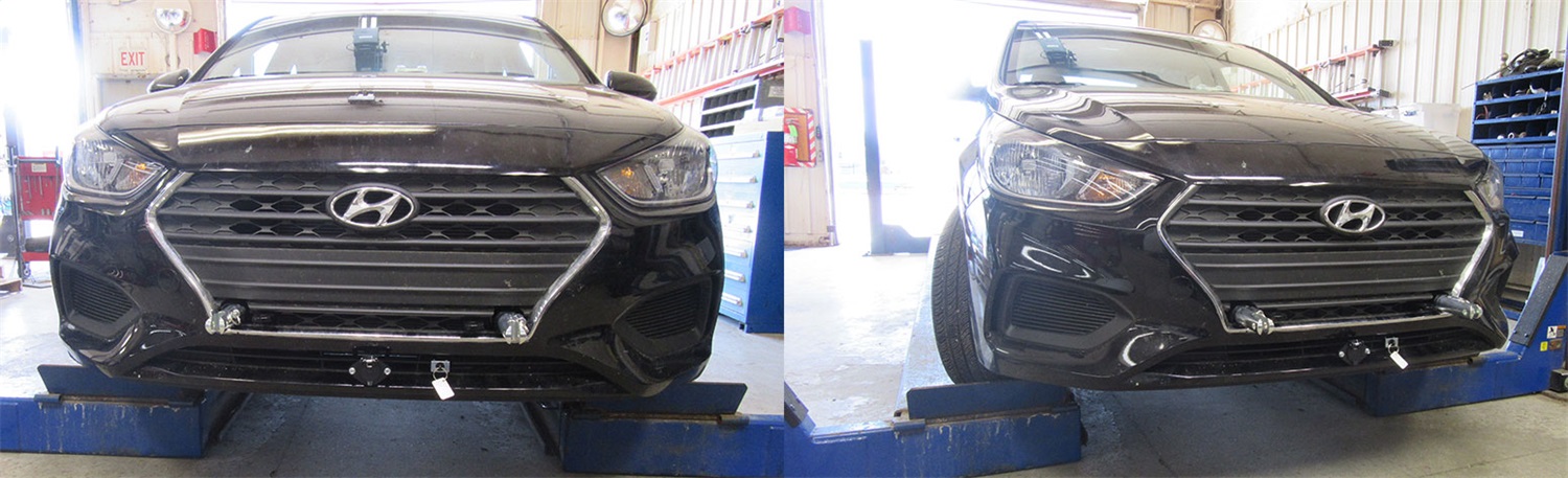 Tow Bar Base Plate, Hyundai Accent BX2342