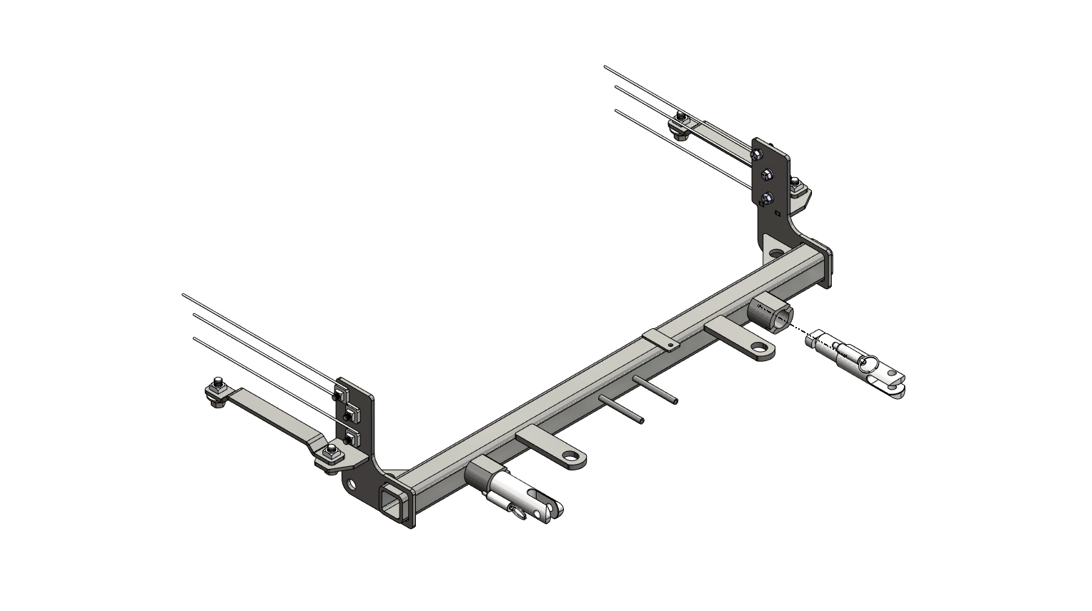 Tow Bar Base Plate, Hyundai Veloster BX2344