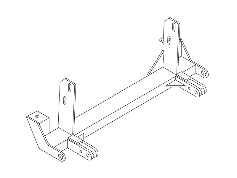 Tow Bar Base Plate, Mazda Pickup E13 BX2509