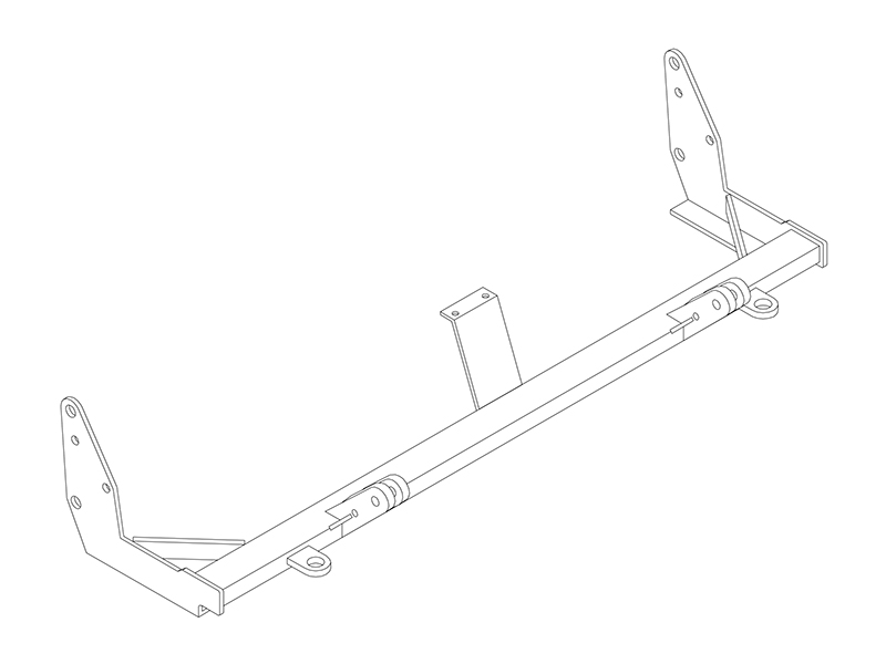 Tow Bar Base Plate, Toyota Camry   E13 BX3724