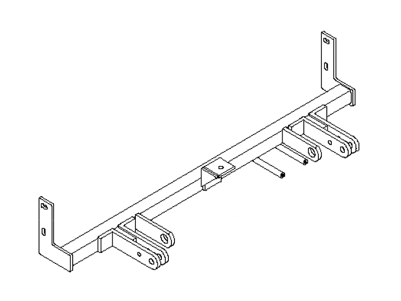 Tow Bar Base Plate, Toyota Corolla Ce/Lee13 BX3747