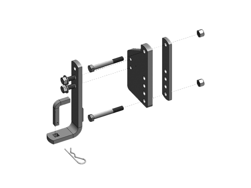 TrackPro/2-Point Hitch Accessory BXW4070
