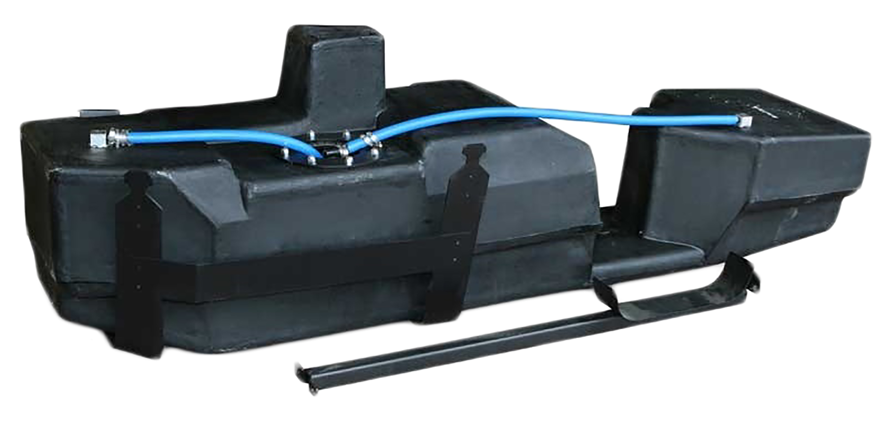 39 Gallon Extra Heavy Duty, Cross-Linked Polyethylene Fuel Tank With Shield 7010101S