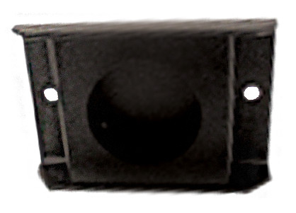 RS-100HD - 2in Single Hole Powder Coated Steel Truck Light Box w/ Knockout-RS-100HD