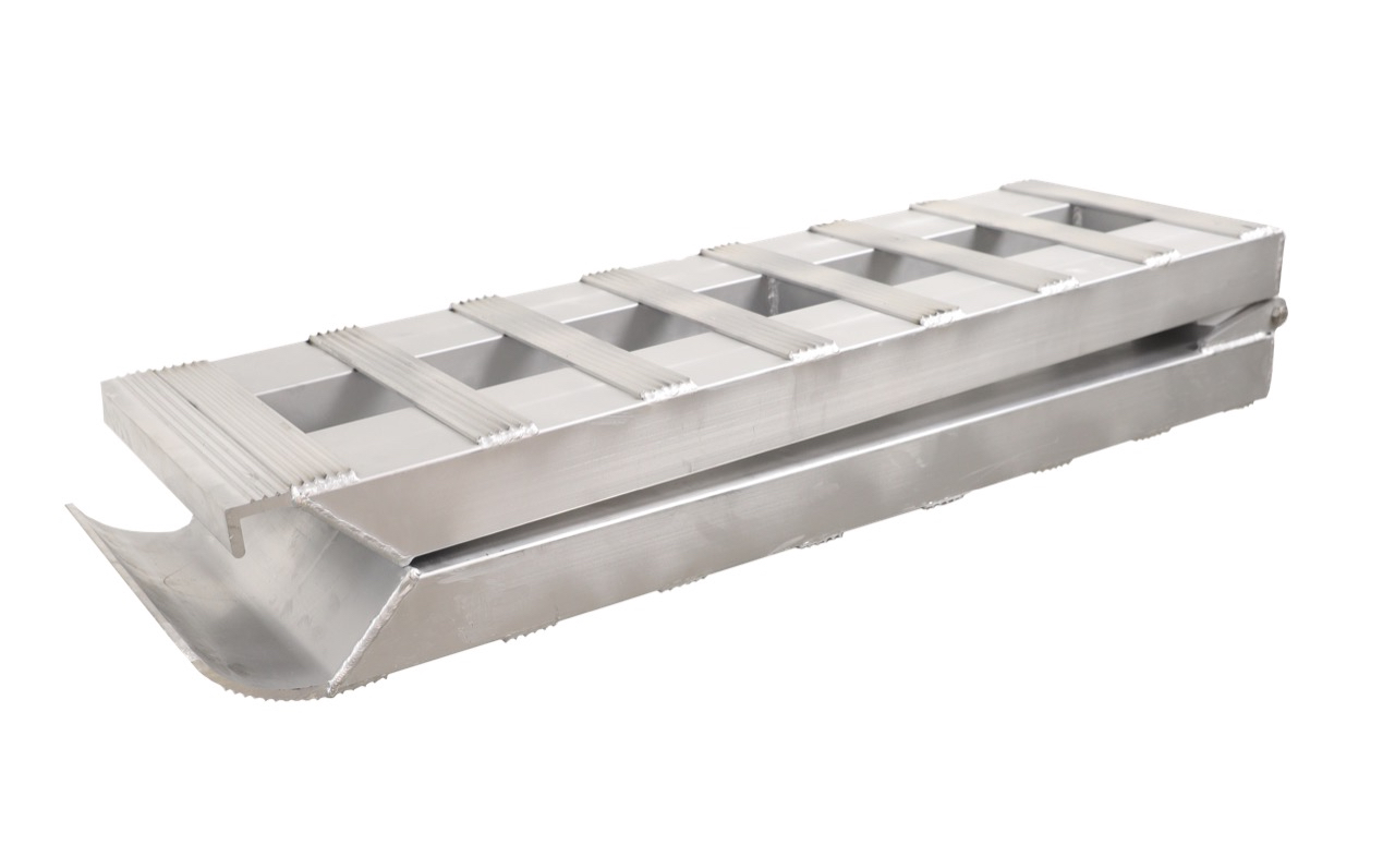 Heavy Duty 8 foot Foldable Aluminum Loading Ramp 15" x 96" 3K Capacity Per Ram GH-102595