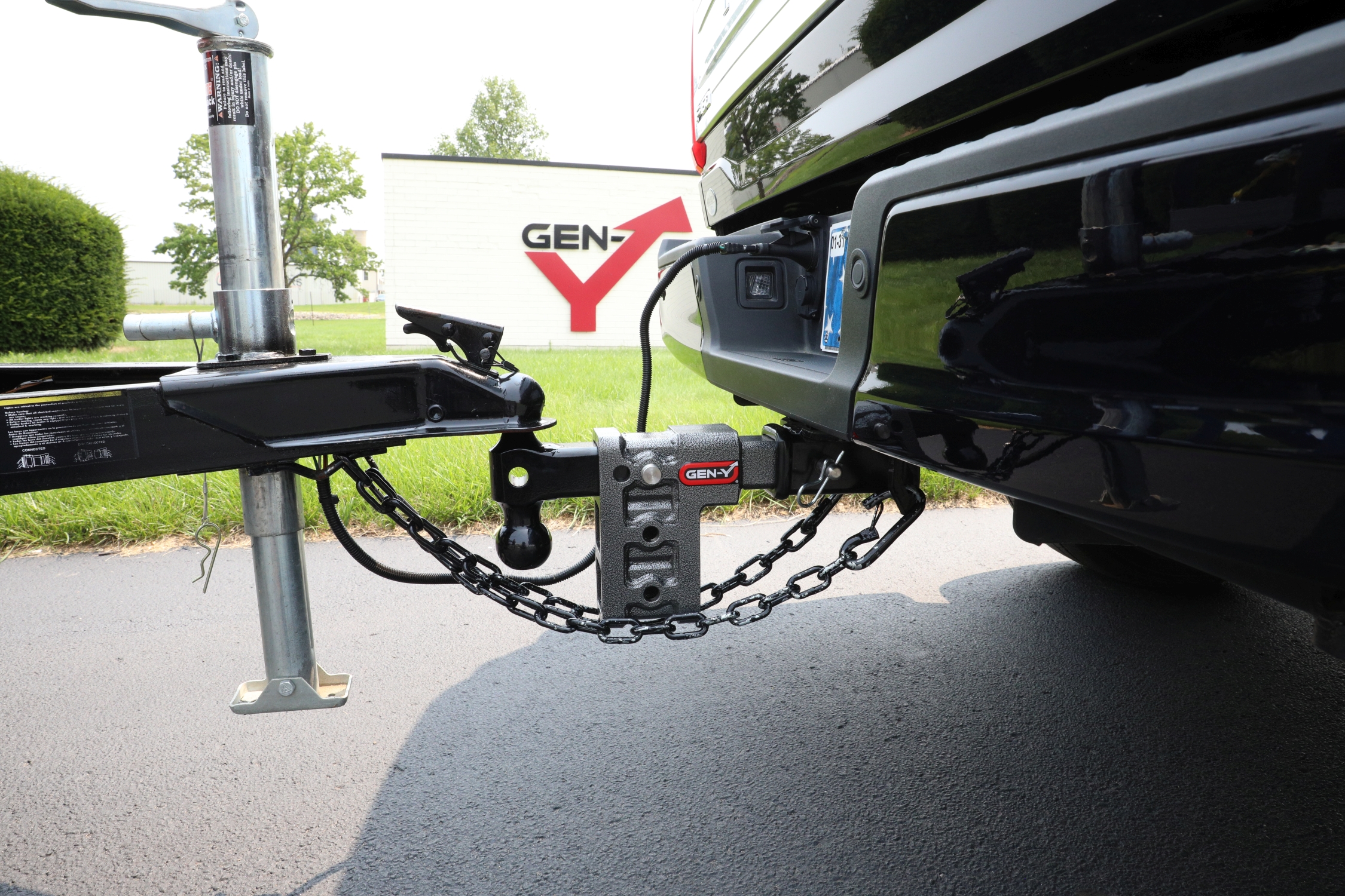 Mega-Duty 2" Offset Shank 2.5" Rise 7.5" Drop 2K TW 16K Hitch & GH-051 Dual-Ball GH-215