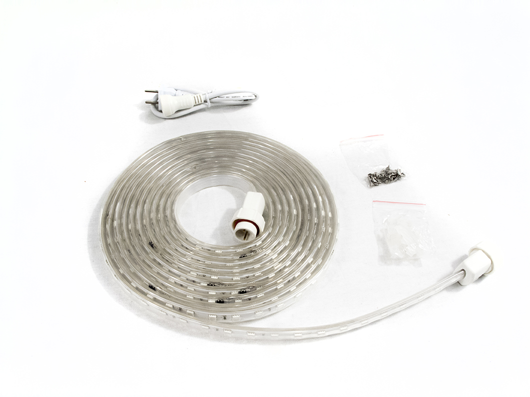 RS-110V-5M-B - 16ft (5M) 110V 5050 Atmosphere Strip Lighting Reel w/ Plug/Hardware (Blue)-RS-110V-5M-B