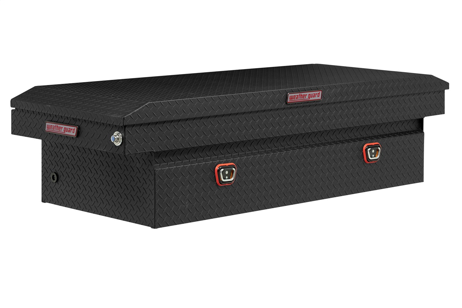 Saddle Box; Aluminum; Full Extra Wide; Gunmetal Gray; 14.4 cu ft; 117-6-03
