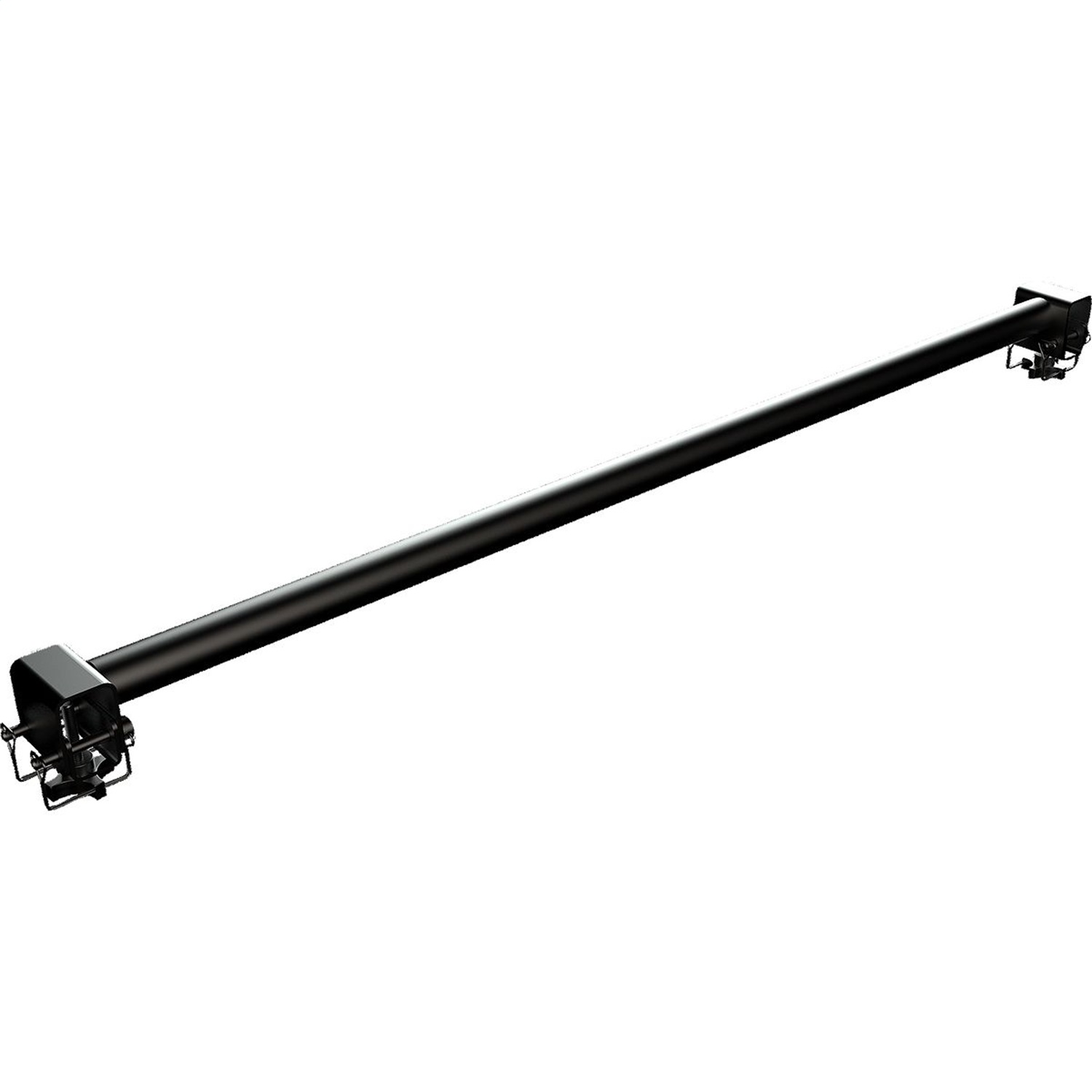 Cross Member; Full Size; Height 3 in.; Length 58.82 in.; Width 3 in.; Includes Tie-Down Hinge Pin Knob Protective Strip; Matte Black; Steel; Rack; No-Drill; 1290-52-01