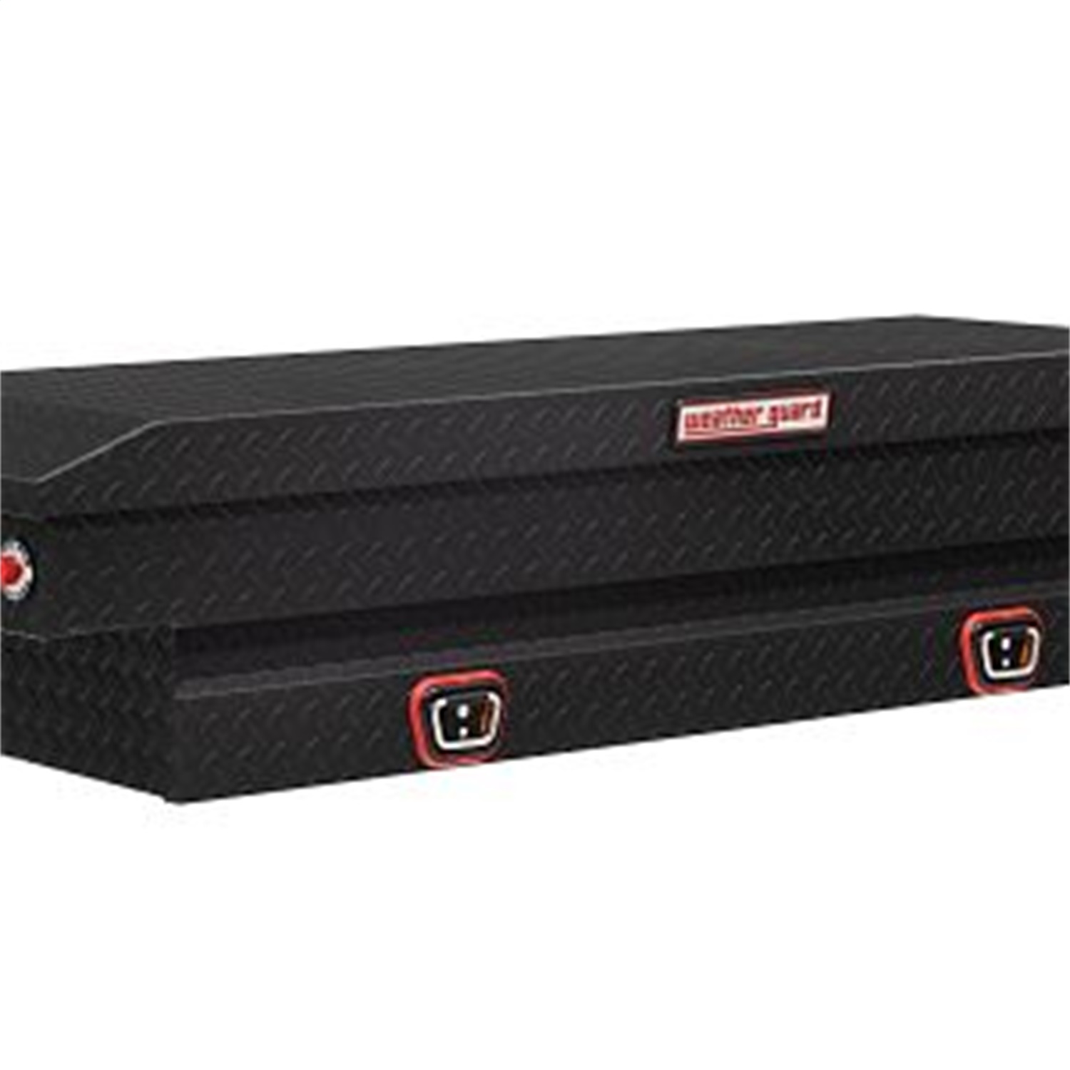 Saddle Box; Aluminum; Compact; Textured Matte Black; 6.0 cu ft; 154-52-03