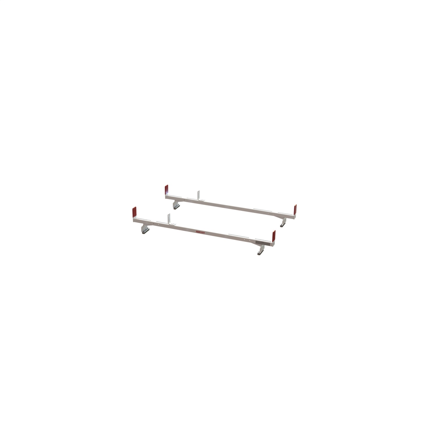 All Purpose Rack; 3.80 ft.; Depth 2 in.; Height 12 in.; Width 70 in.; White; Aluminum; Channel; Gutter; Powder Coat Finish; Full Size; 2 Cross Members; 209-3-03