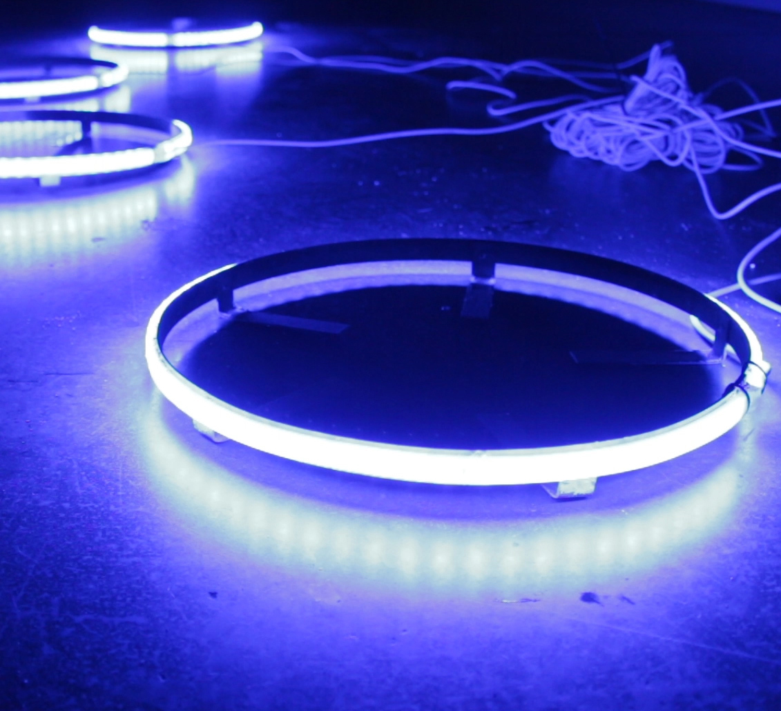 RS14B - 4-Ring ColorCLEAR 14in LED Wheel Light Kit (Blue)-RS14B