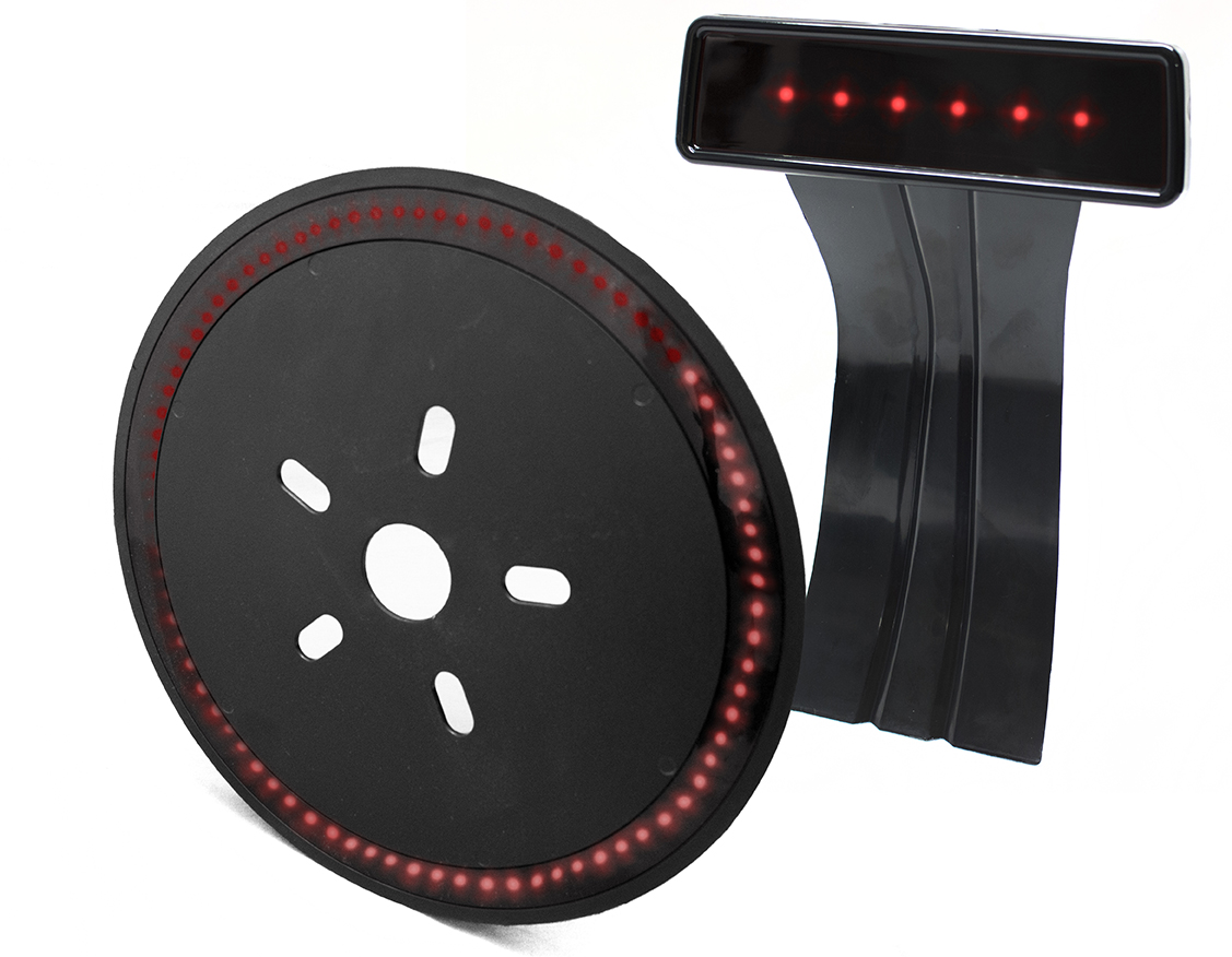 RS161SLT - 86-17 Jeep Wrangler 5th Wheel 3rd Brake Light & LED Rear Brake Disc-RS161SLT