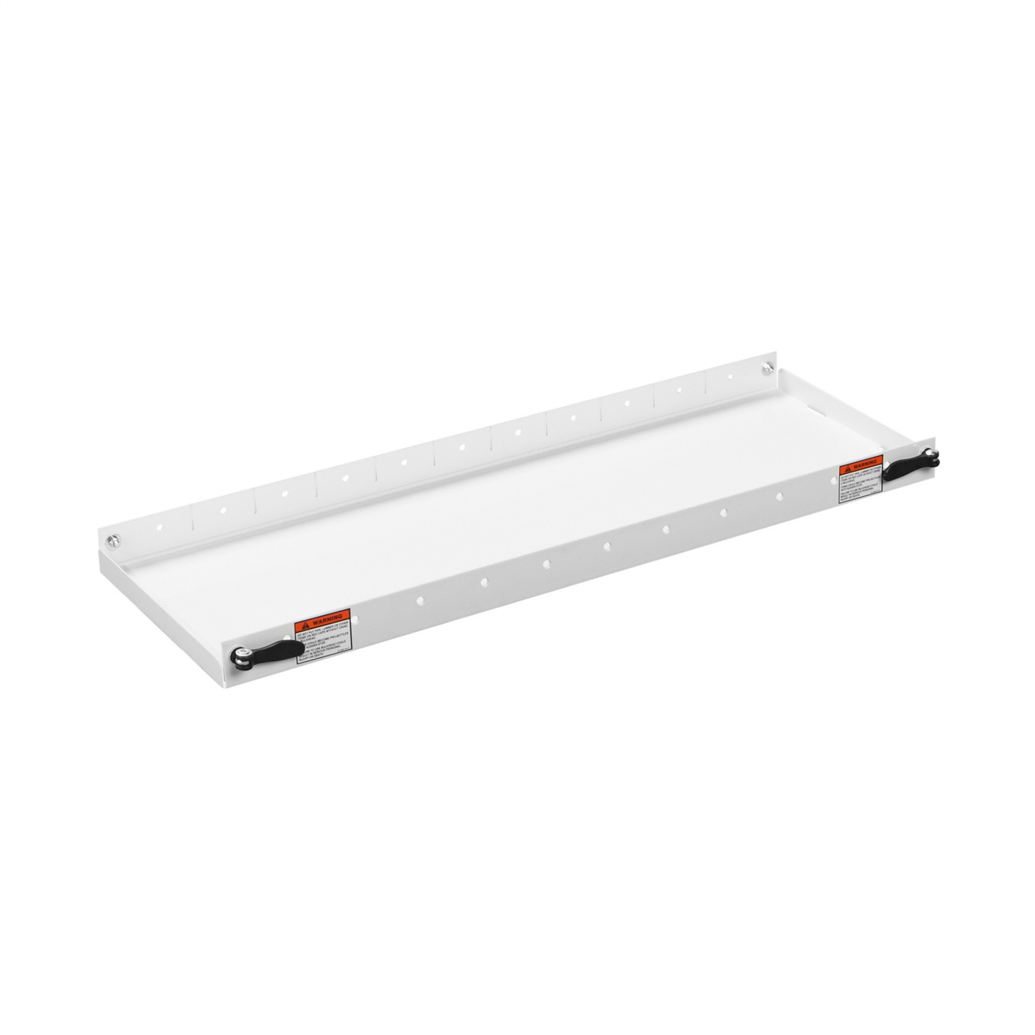 Accessory Shelf; 1.8 ft.; Depth 13 in.; Height 2 in.; Width 36 in.; White; Steel; Powder Coat Finish; 9133-3-01