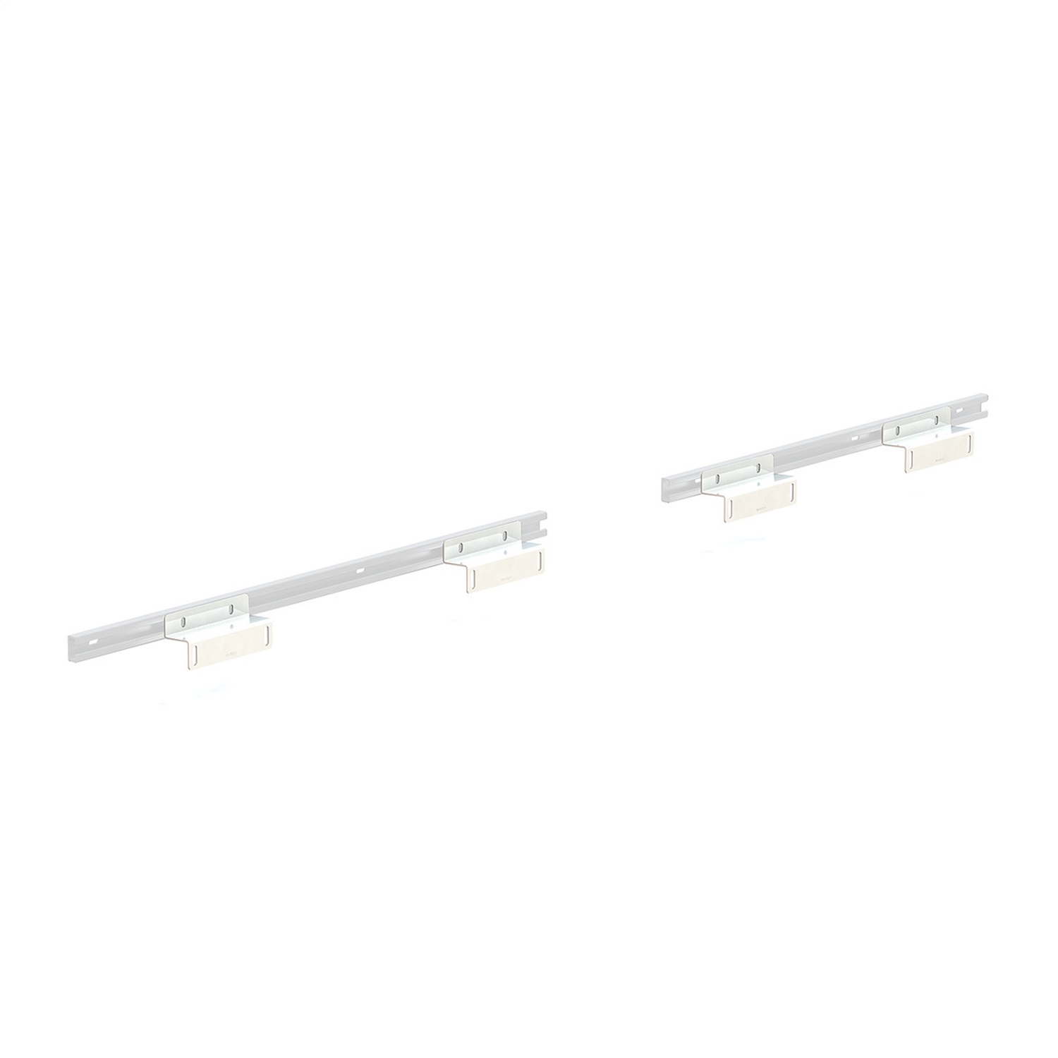 Van Shelf Mounting Kit; 0.5 ft.; White; Steel; Powder Coat Finish; 975201-3-01