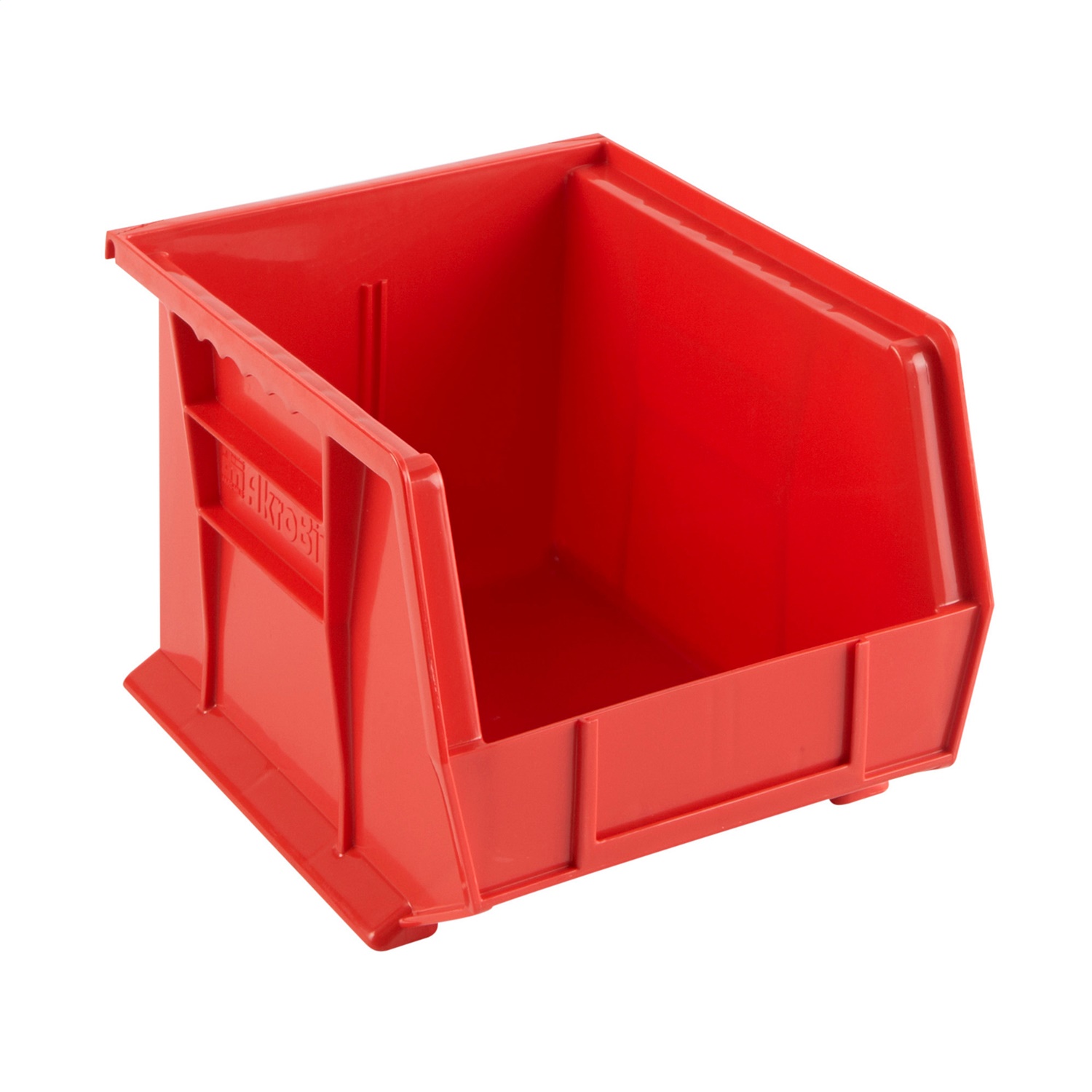 Bin Set; Medium; Number of Bins 6; 2.4 ft.; Depth 10.88 in.; Height 7 in.; Width 8.25 in.; Red; Plastic; 9859-7-01