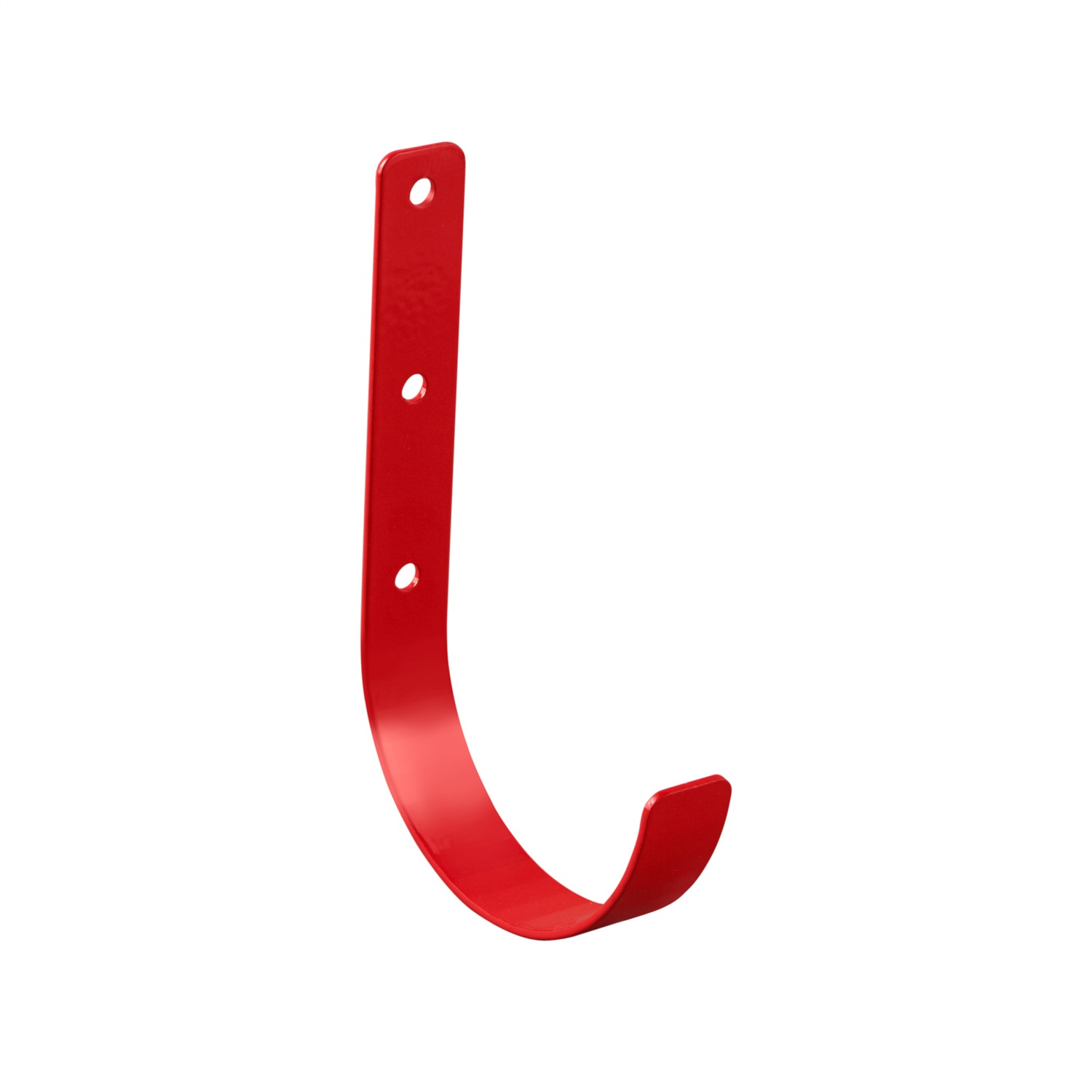 Large Hook; 0.1 ft.; Depth 5 in.; Height 8 in.; Width 1.13 in.; Red; Heavy Gauge Steel; Diameter 5 in.; Powder Coat; Mounting Method Panel; 9891-7-01