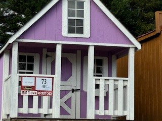 Used Playhouse Bungalow 8x12 Wooden Outdoor Kids Playhouse - 243832R