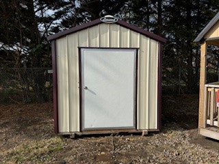 Used Gable Pilot 003 - 8x10 Metal Storage Shed with Steel Frame - 246271R