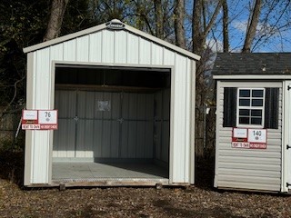 Used Pilot SF 10x12 Gable Roof Steel Shed – Durable Storage Solution - 224160R