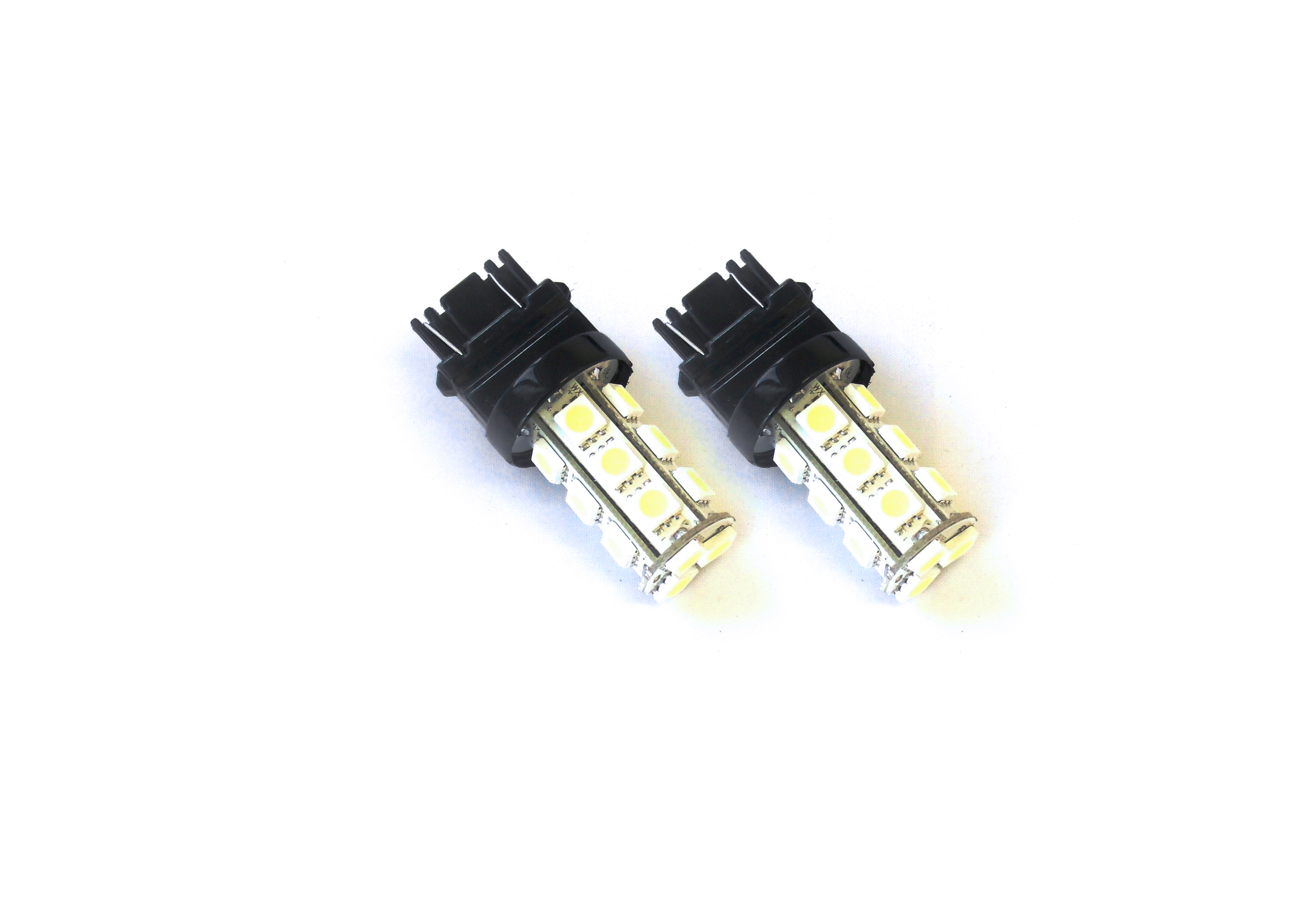 RS-3157-A-5050 - 3157 18-Chip 5050 LED Replacement Bulbs (Amber) (Pair)-RS-3157-A-5050