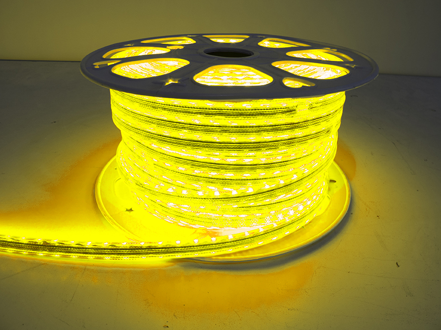 RS-3528-164FT-Y - 164ft 110V Atmosphere 3528 LED Strip Lighting Reel (Yellow)-RS-3528-164FT-Y