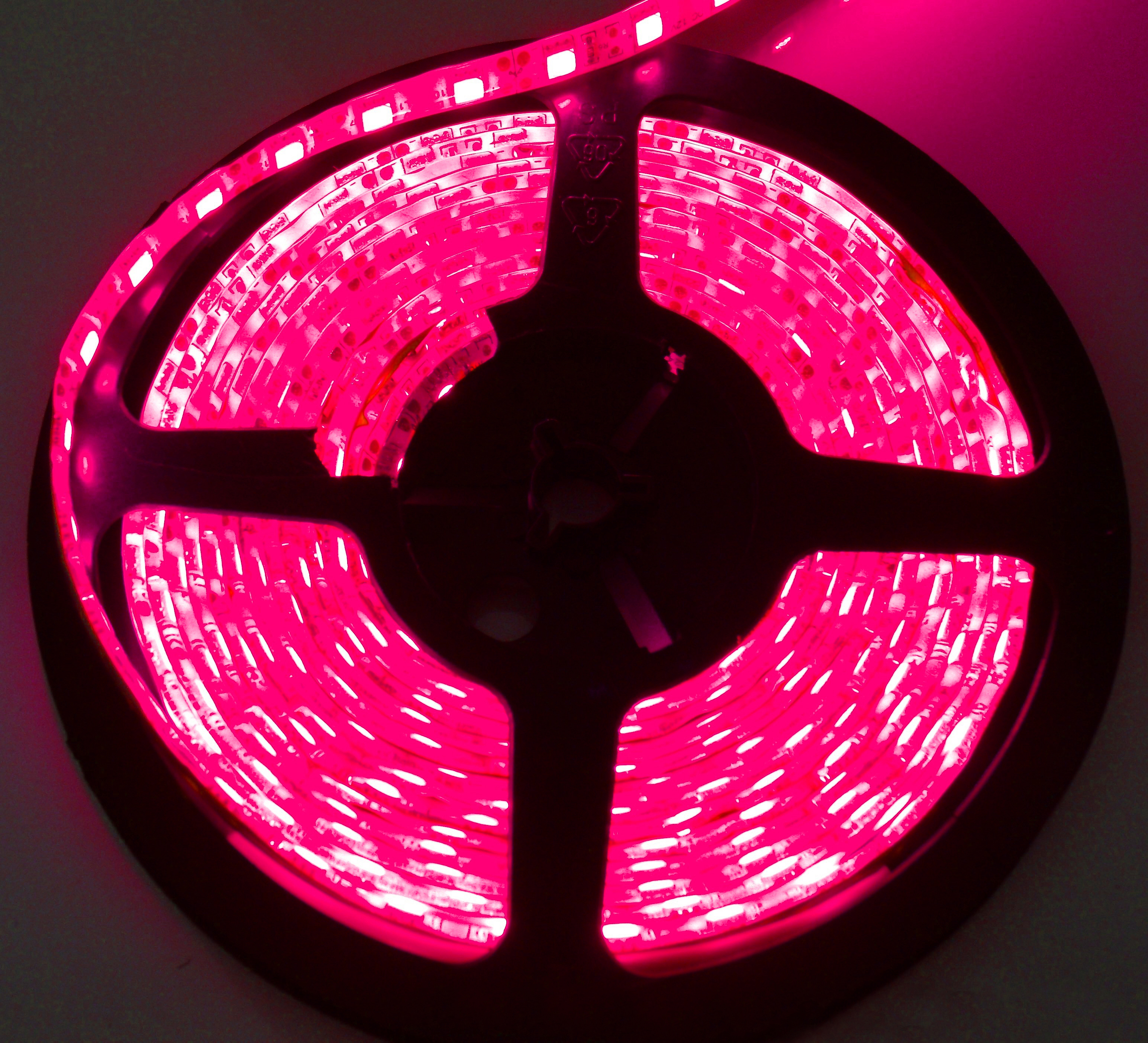 RS-3528-3MPK - 9ft (3M) 3528 LED Tape Strip Reel Lighting (Pink)-RS-3528-3MPK